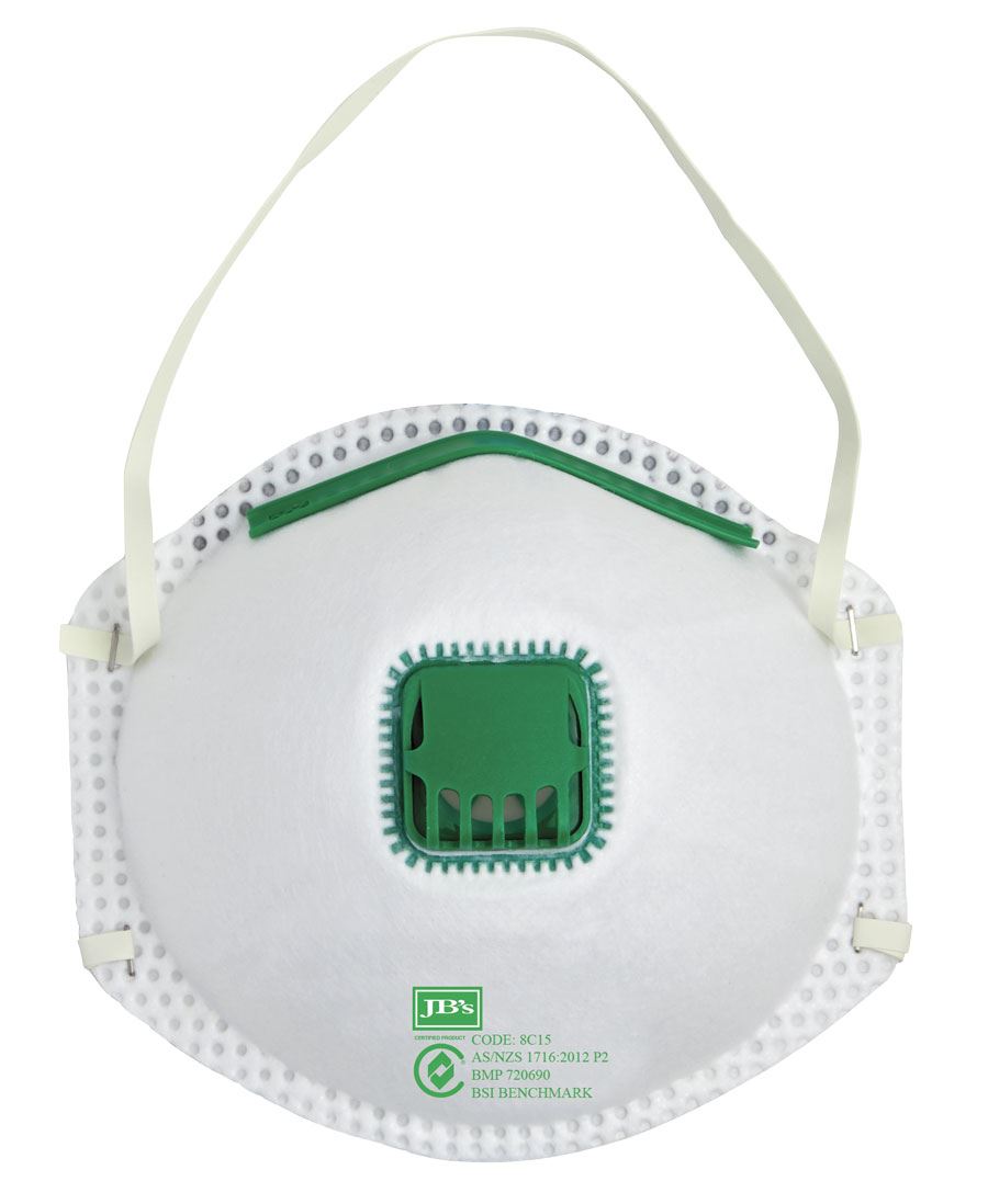 JB's Blister (3pc) P2 Respirator With Valve
